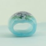 画像8: 紫陽花の帯留〜梅雨を彩る水色〜 (8)