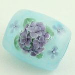画像3: 紫陽花の帯留〜梅雨を彩る水色〜 (3)