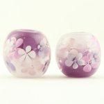 画像2: お花畑のとんぼ玉(紫G27G24) (2)