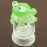 画像2: 今年の干支！！ヘビとカエルの最強コンビ！かえる白へびとんぼ玉 (2)