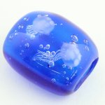 画像4: 帯留〜ゆらゆらくらげの水中散歩〜青色 (4)