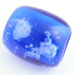 画像3: 帯留〜ゆらゆらくらげの水中散歩〜青色 (3)