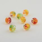 画像1: にじいろもみじ｜秋の七色グラデーションで描くミニアチュール〜小さいとんぼ玉 (1)