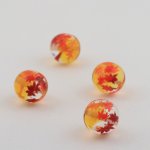 画像7: にじいろもみじ｜秋の七色グラデーションで描くミニアチュール〜小さいとんぼ玉 (7)