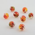 画像20: にじいろもみじ｜秋の七色グラデーションで描くミニアチュール〜ショートピアス〜【イヤリング・ピアス変更可】 (20)