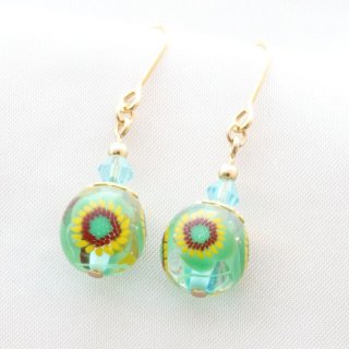 ピアス - とんぼ玉工房 いちの家