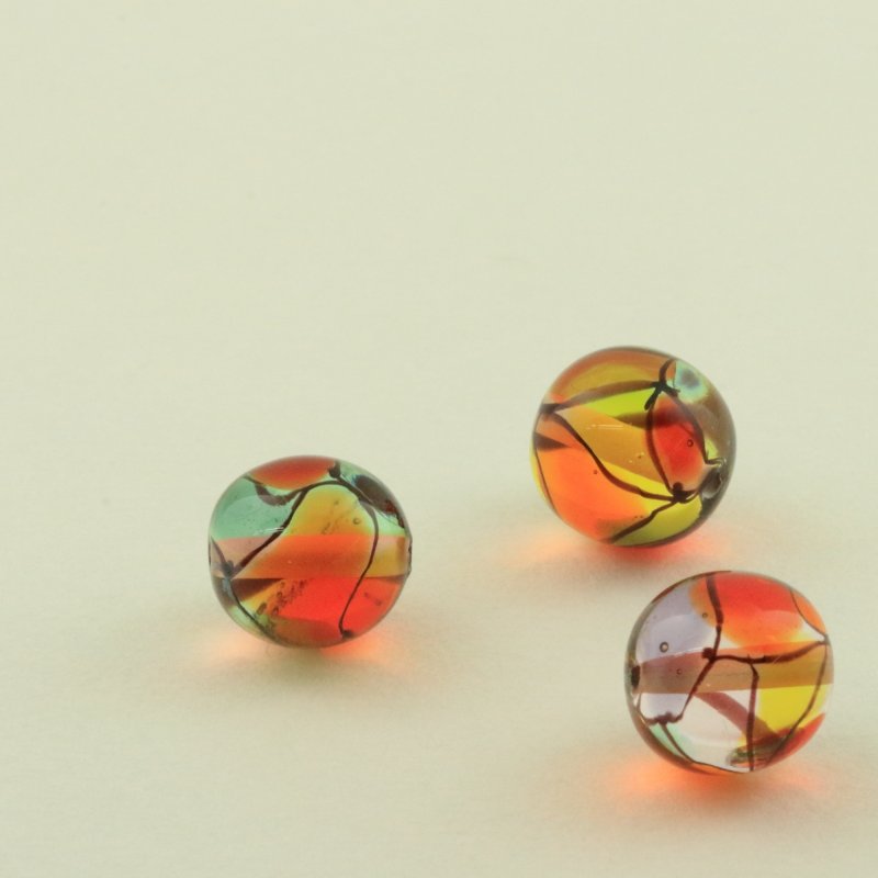 画像17: 秋色ステンドグラス　レトロモダンな大人のピアス・イヤリング【イヤリング・ピアス変更可】 (17)